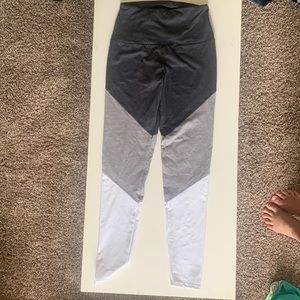 Tri colored leggings
